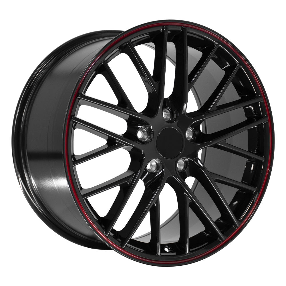 OE Wheels CV08B-19100-5475-79BR 19" Replica fits Chevy Corvette C6 ZR1 Redline