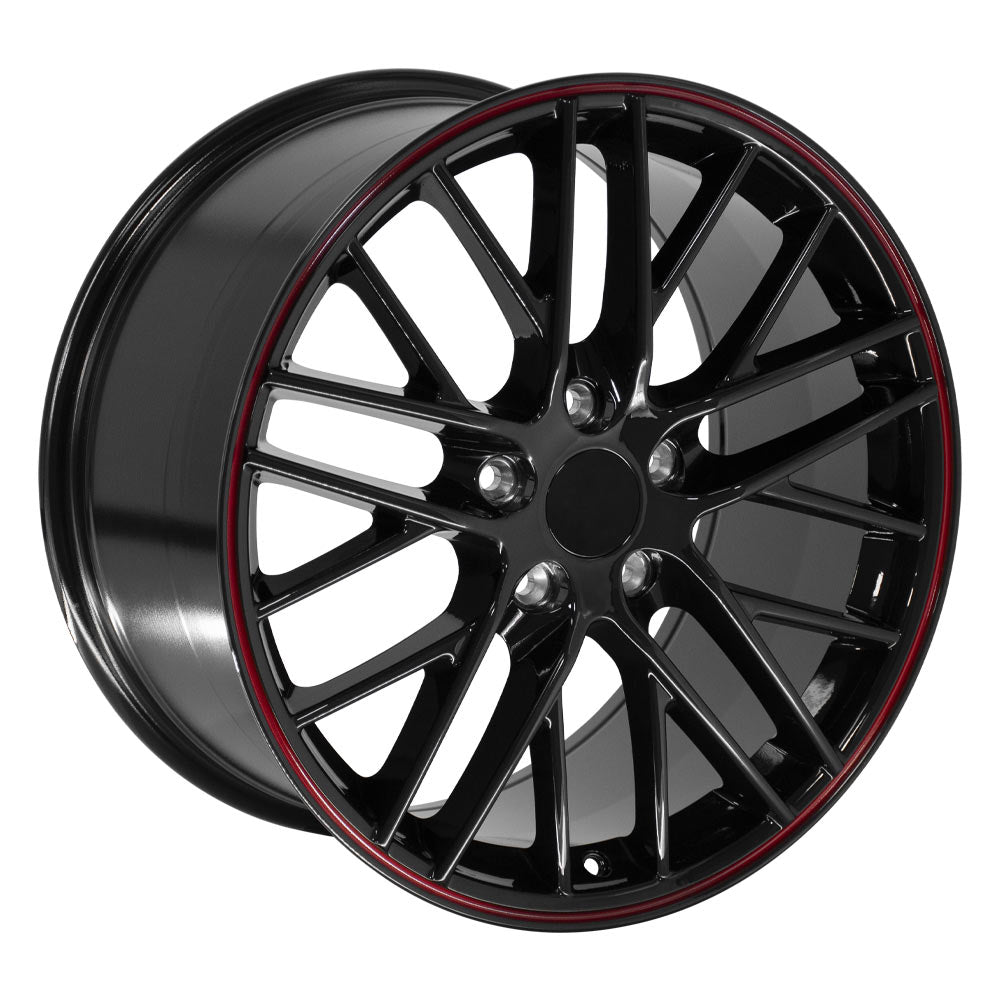OE Wheels CV08B-19100-5475-79BR 19" Replica fits Chevy Corvette C6 ZR1 Redline