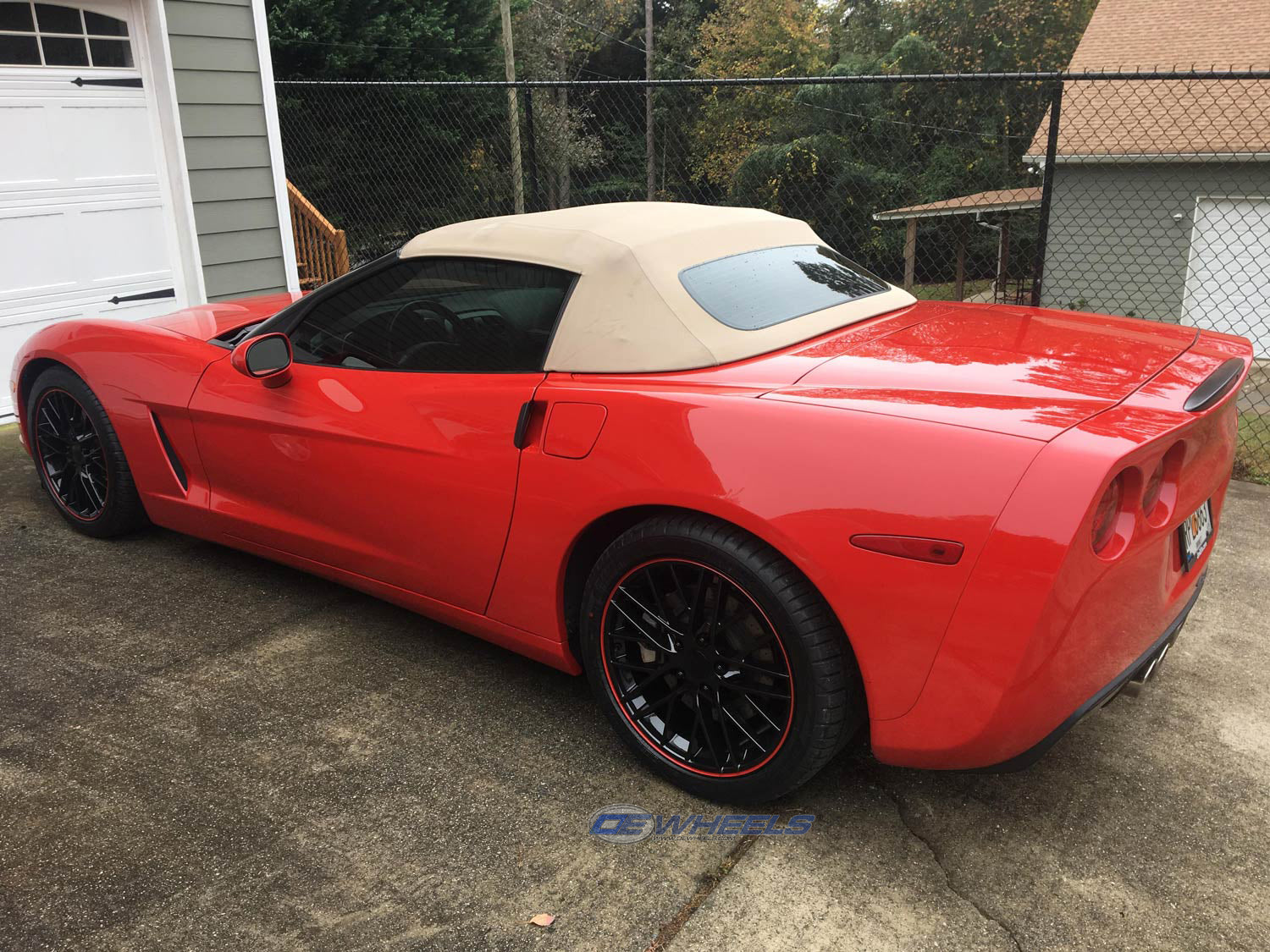 OE Wheels CV08B-19100-5475-79BR 19" Replica fits Chevy Corvette C6 ZR1 Redline