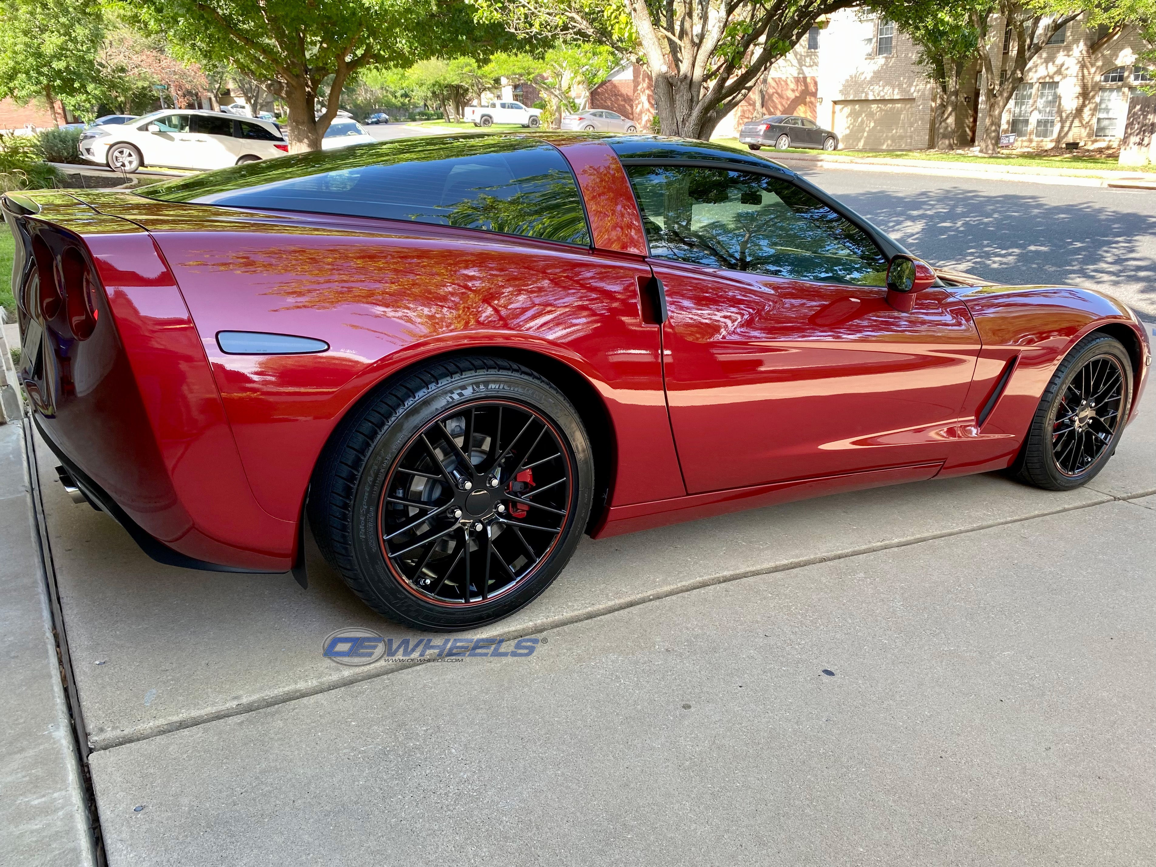 OE Wheels CV08B-19100-5475-79BR 19" Replica fits Chevy Corvette C6 ZR1 Redline