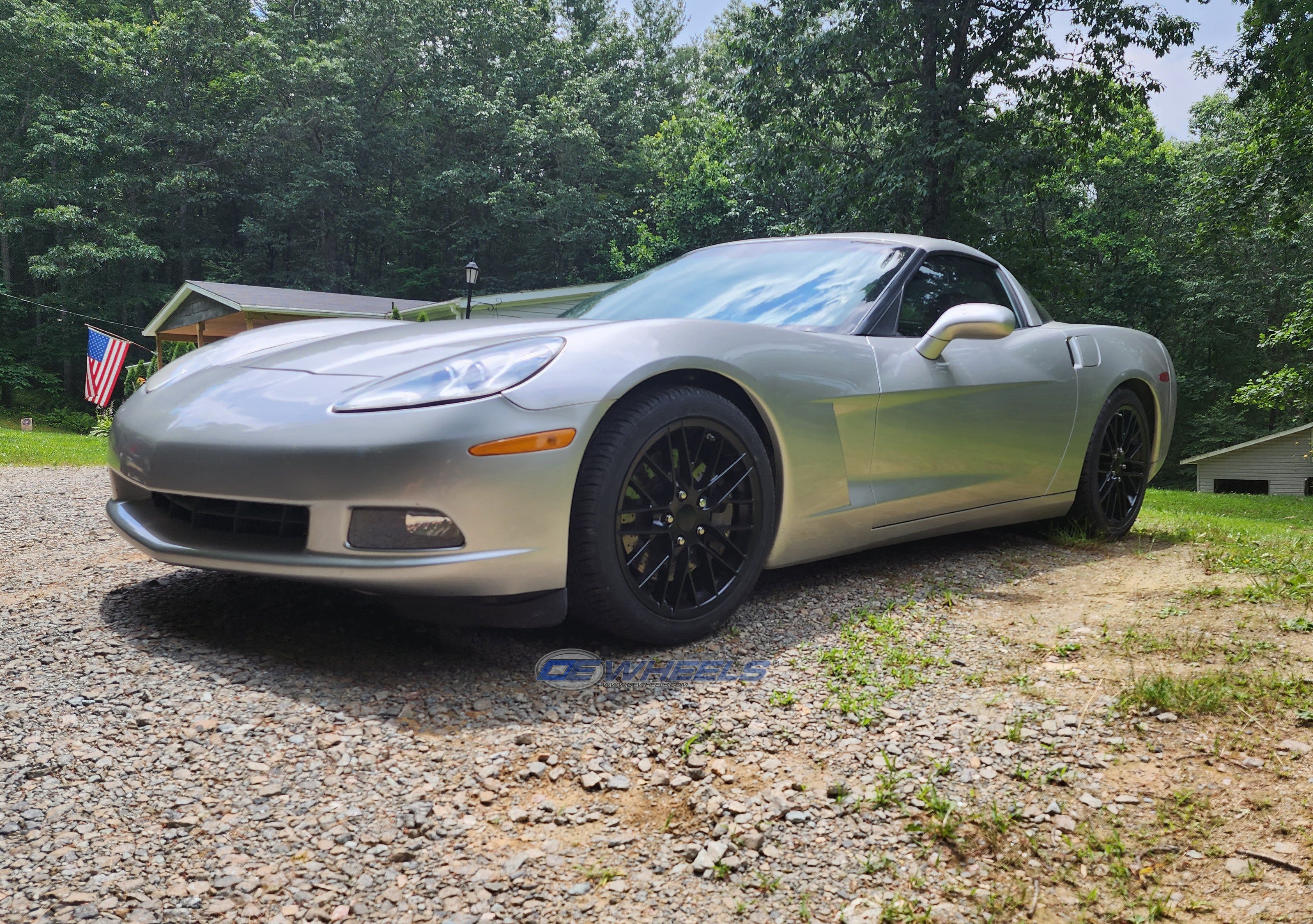 OE Wheels CV08A-18105-5475-56B1 18" Replica fits Chevrolet Corvette C6 ZR1 Satin