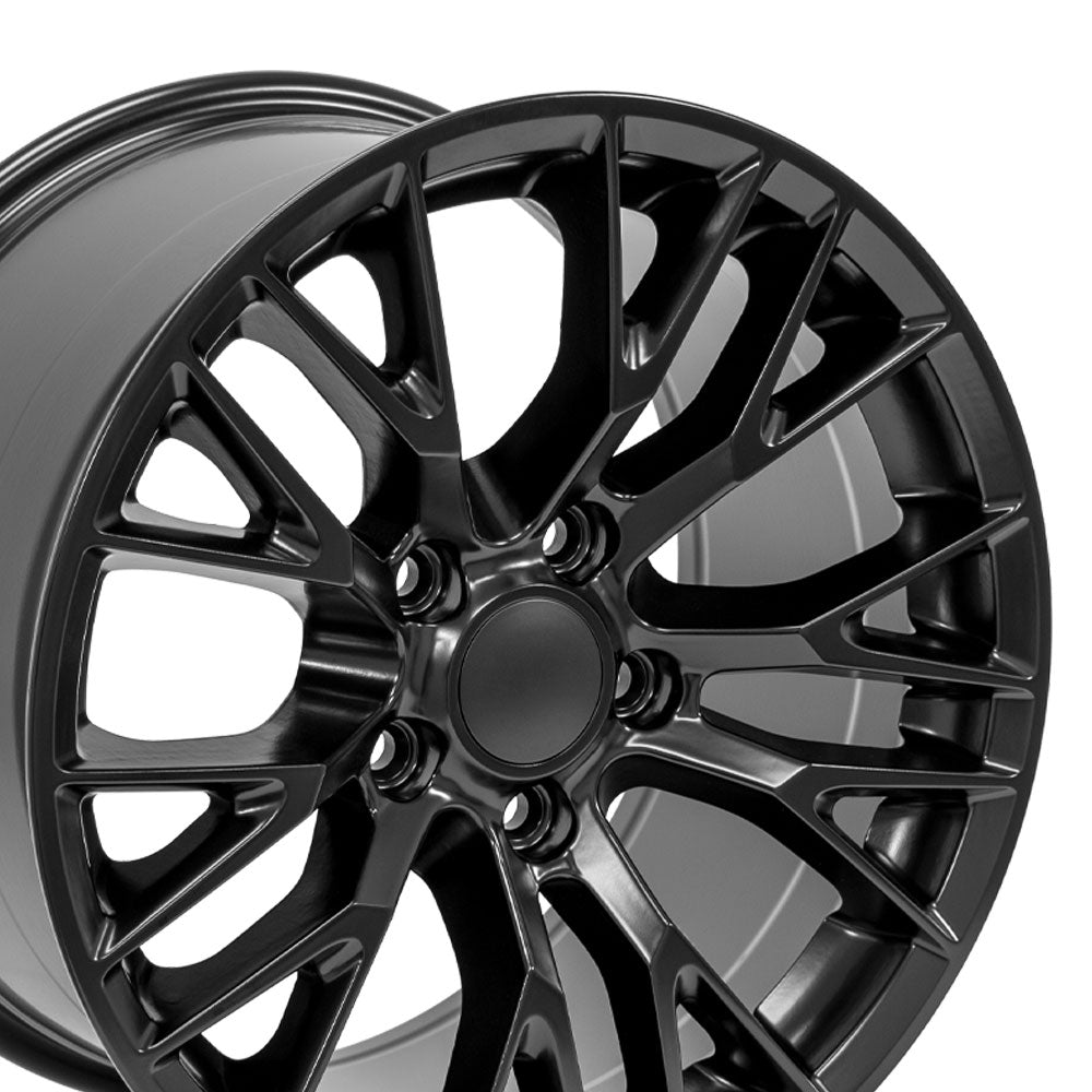 OE Wheels CV22-17095-5475-54B1 17" Replica fits Chevrolet Corvette C7 Z06 Black