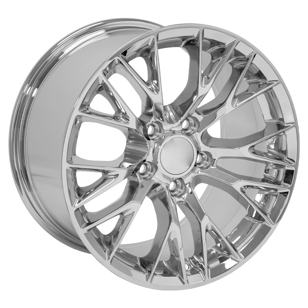 OE Wheels CV22-17095-5475-54C 17" Replica fits Chevrolet Corvette C7 Z06 Chrome