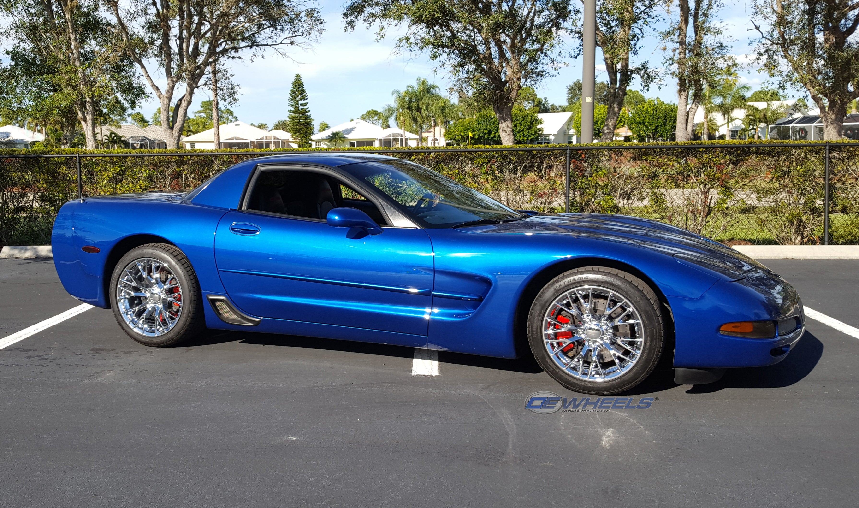 OE Wheels CV22C-19085-5475-56C 19" Replica fits Chevrolet Corvette C7 Z06 Chrome