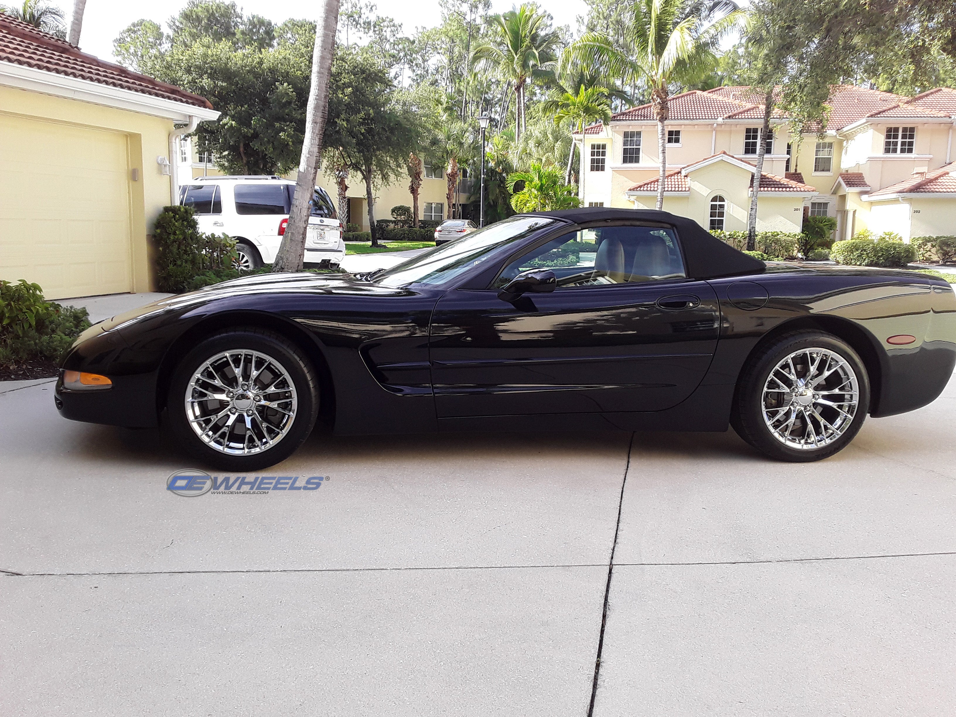 OE Wheels CV22C-19085-5475-56C 19" Replica fits Chevrolet Corvette C7 Z06 Chrome