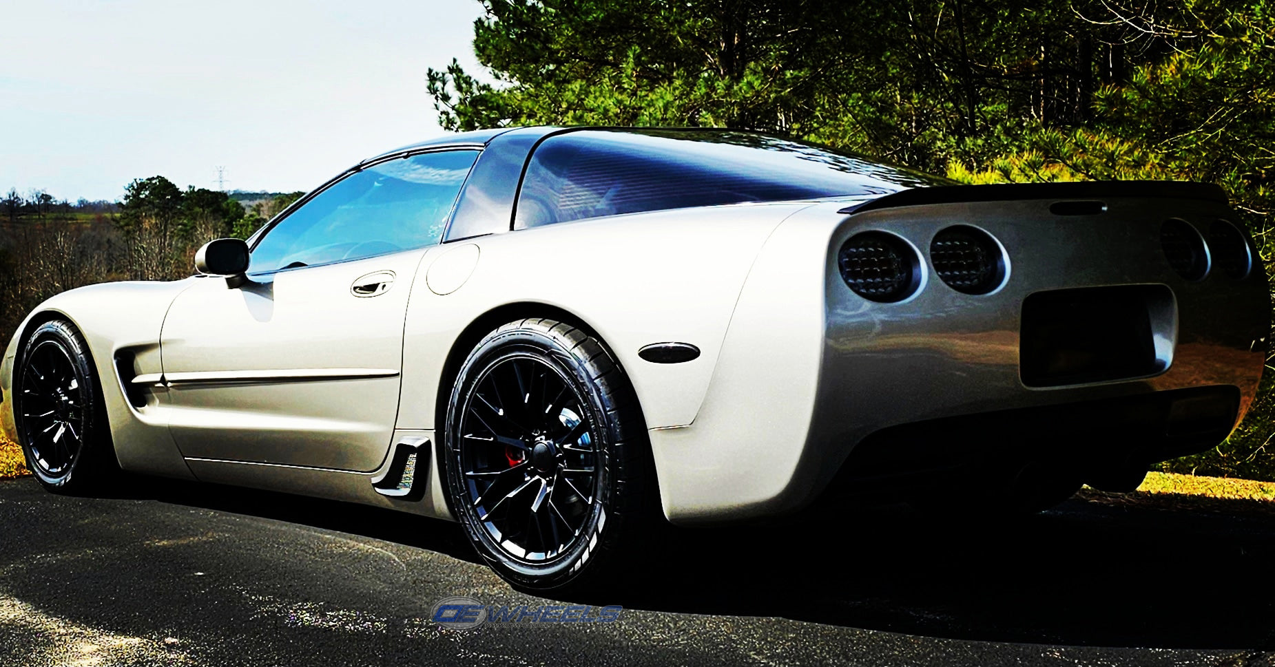 OE Wheels CV22B-18085-5475-56G 18" Replica fits Chevy Corvette C7 Z06 Gunmetal