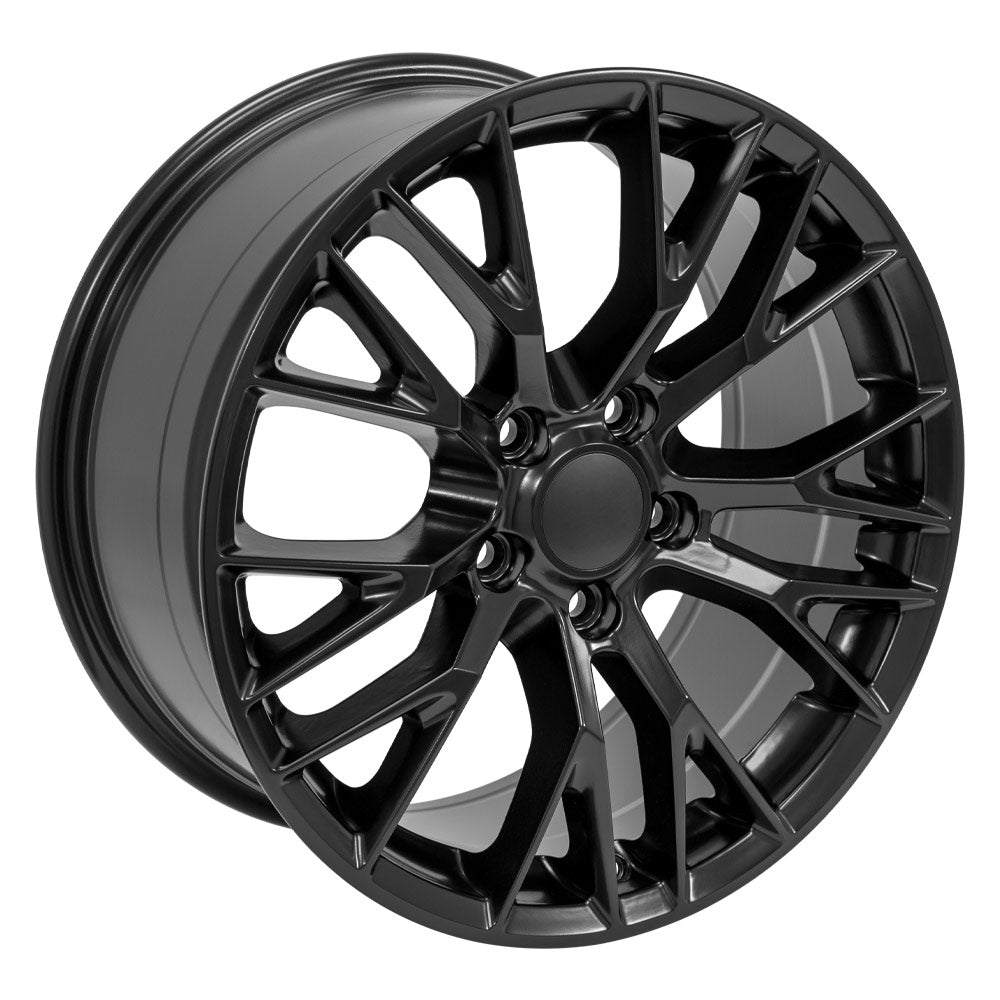OE Wheels CV22B-18085-5475-56B1 18" Replica fits Chevrolet Corvette C7 Z06 Black