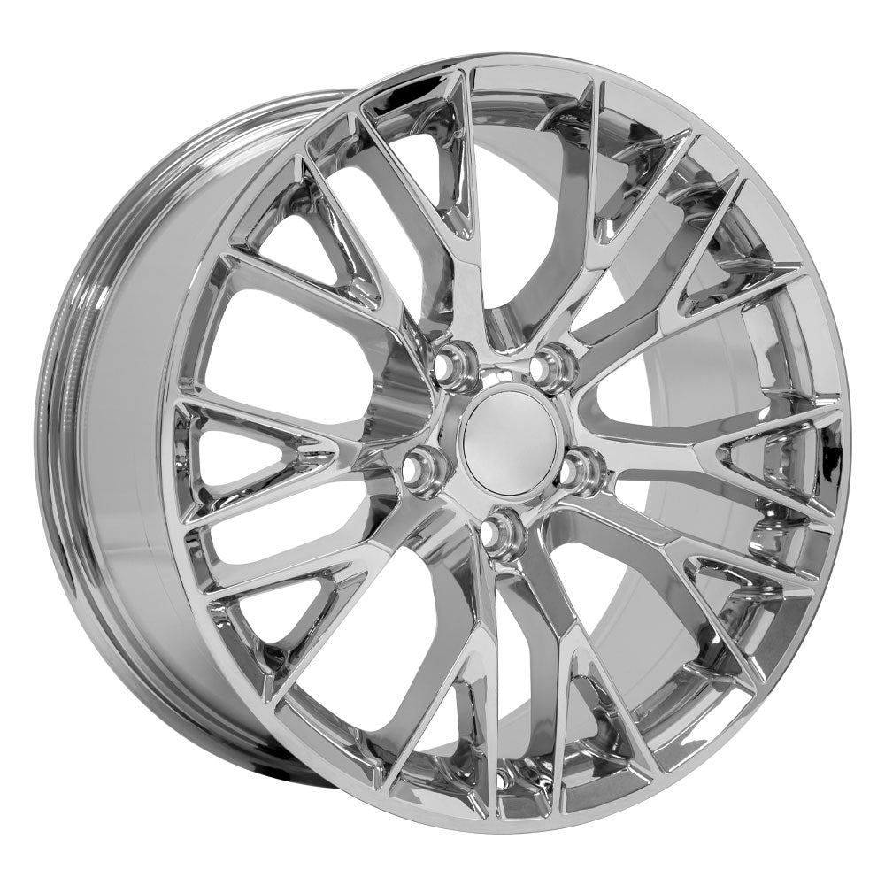 OE Wheels CV22B-18085-5475-56C 18" Replica fits Chevrolet Corvette C7 Z06 Chrome