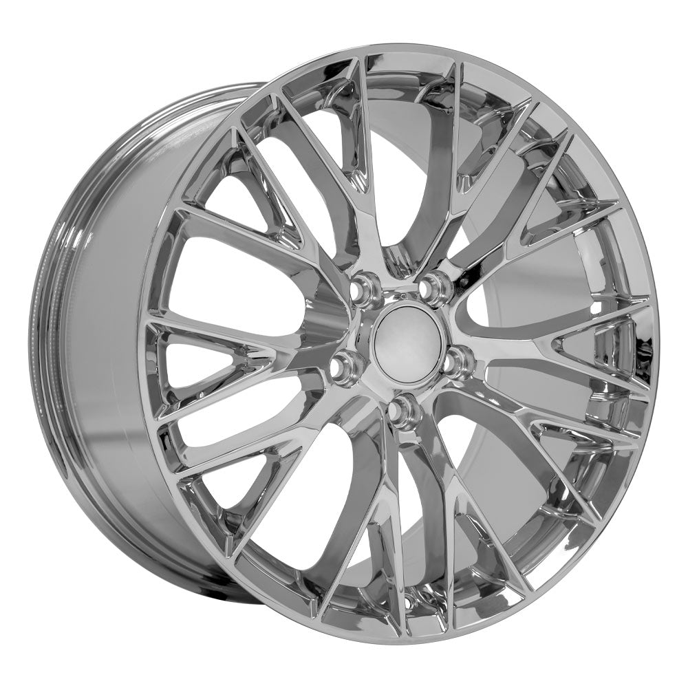 OE Wheels CV22B-19100-5475-79C 19" Replica fits Chevrolet Corvette C7 Z06 Chrome