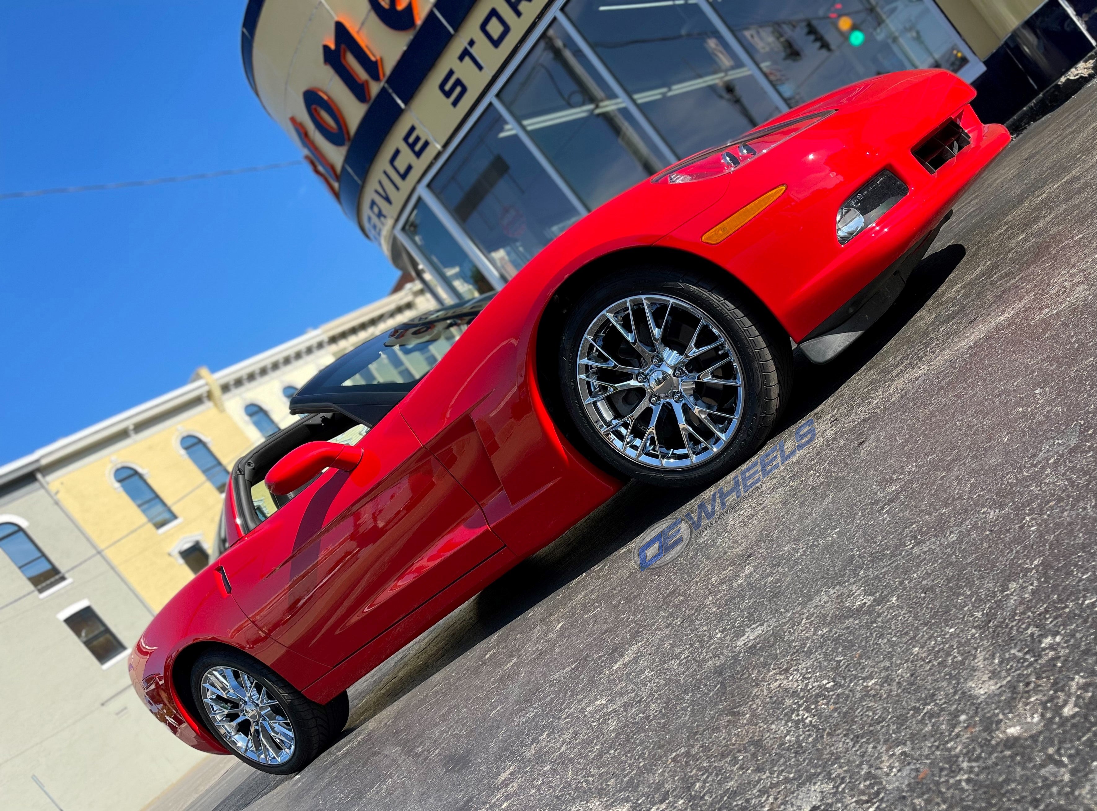 OE Wheels CV22C-19085-5475-56C 19" Replica fits Chevrolet Corvette C7 Z06 Chrome