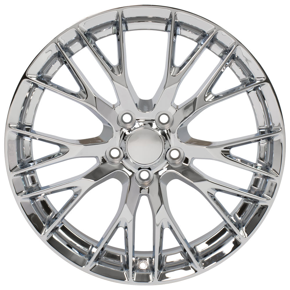 OE Wheels CV22C-19085-5475-56C 19" Replica fits Chevrolet Corvette C7 Z06 Chrome