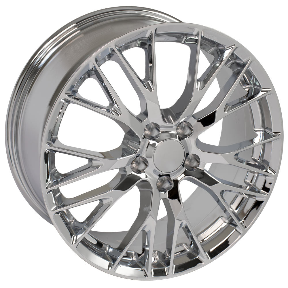 OE Wheels CV22C-19085-5475-56C 19" Replica fits Chevrolet Corvette C7 Z06 Chrome