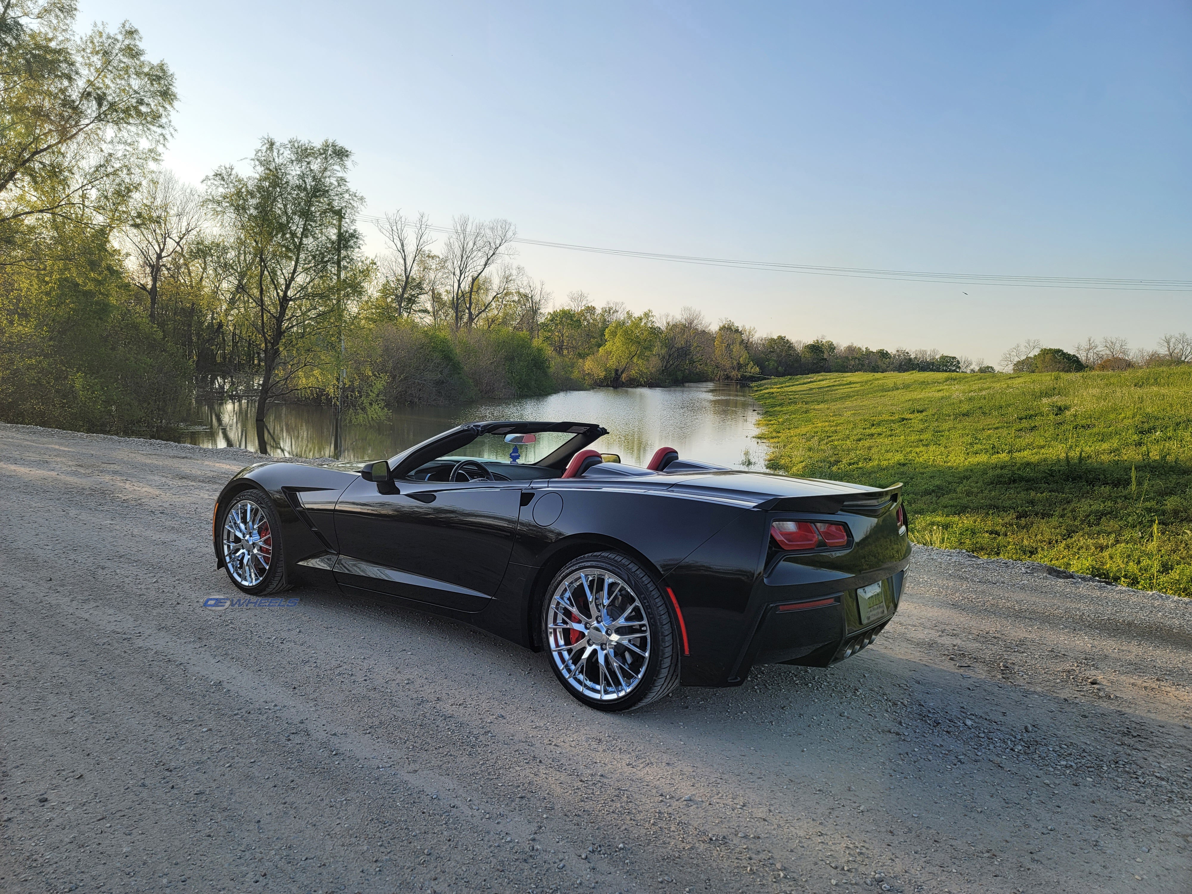 OE Wheels CV22C-20010-5475-79C 20" Replica fits Chevrolet Corvette C7 Z06 Chrome