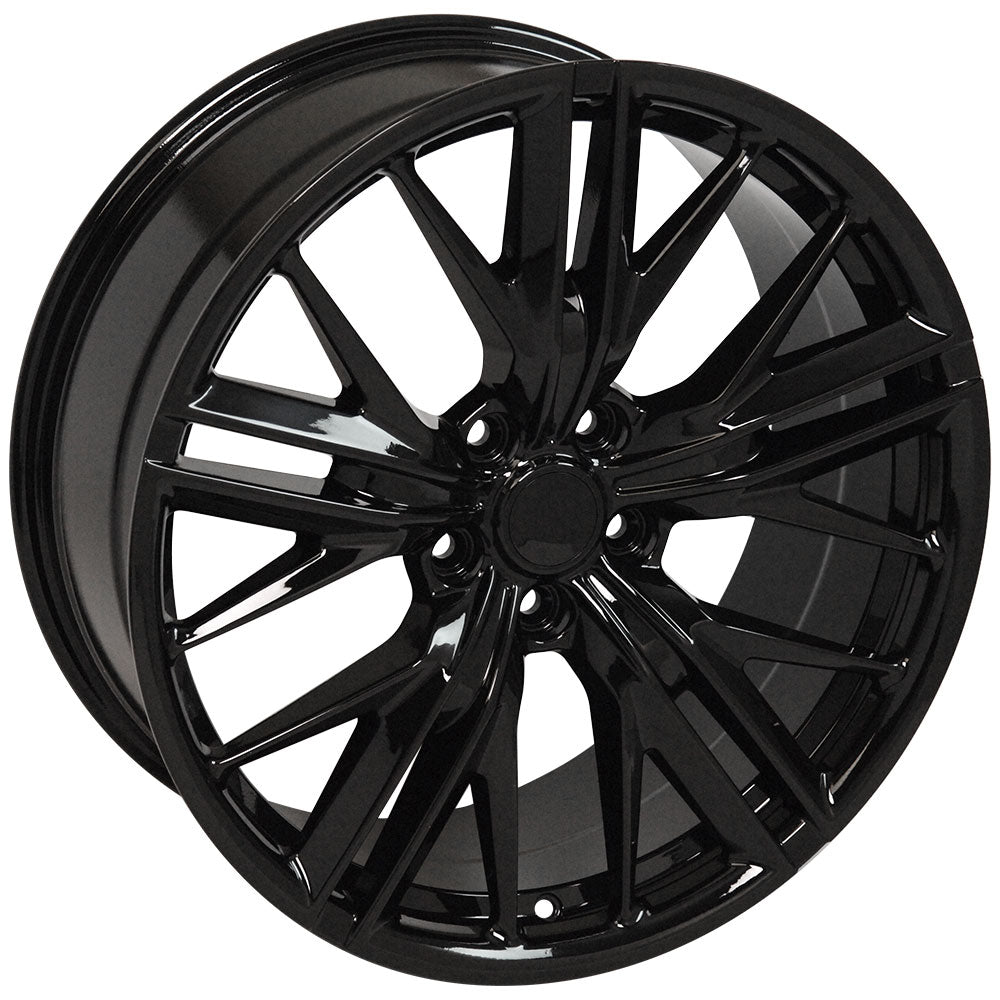 OE Wheels CV25-20085-5120-35B 20" Replica fits Chevrolet Camaro ZL1 20x8.5 Black