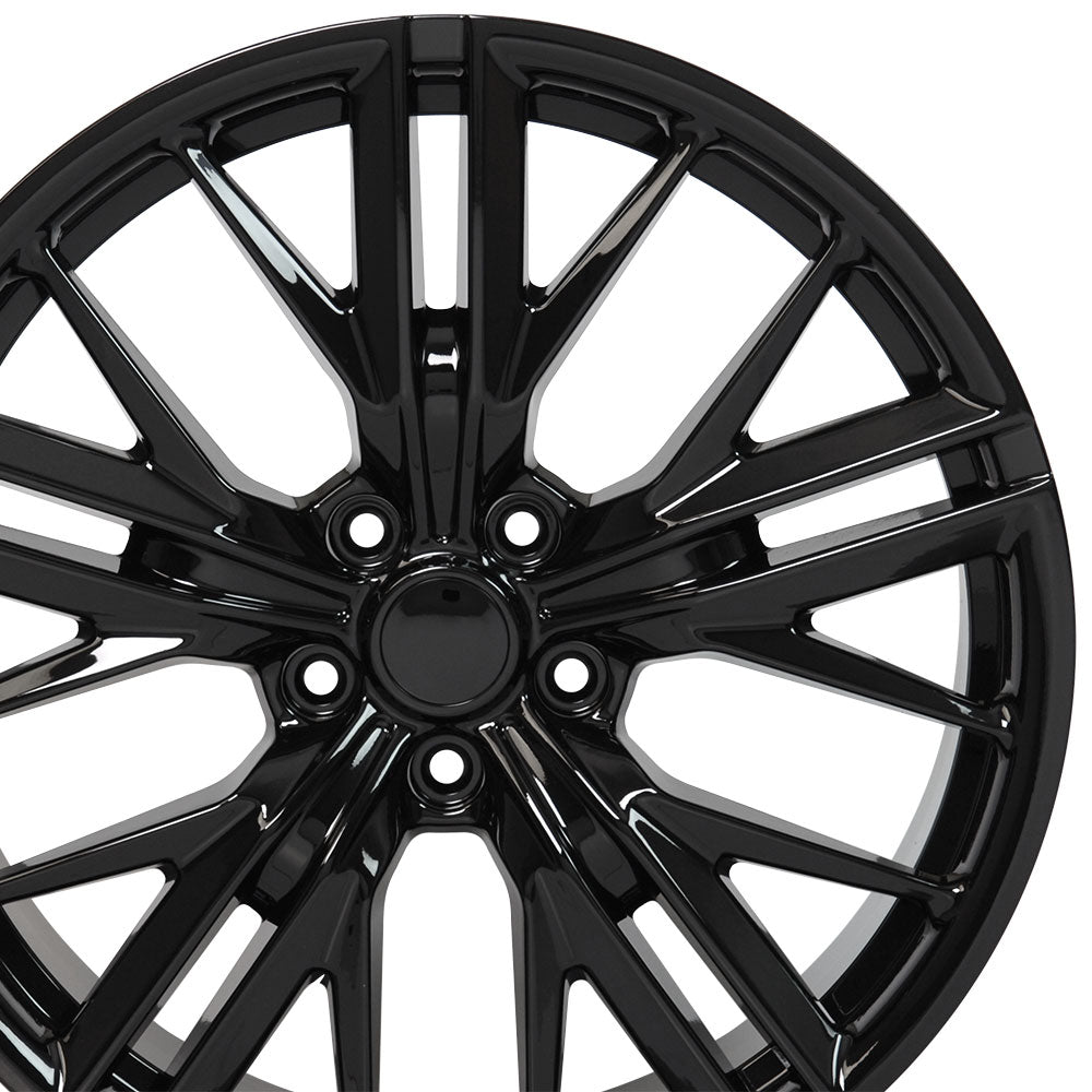 OE Wheels CV25-20095-5120-40B 20" Replica fits Chevrolet Camaro ZL1 20x9.5 Black