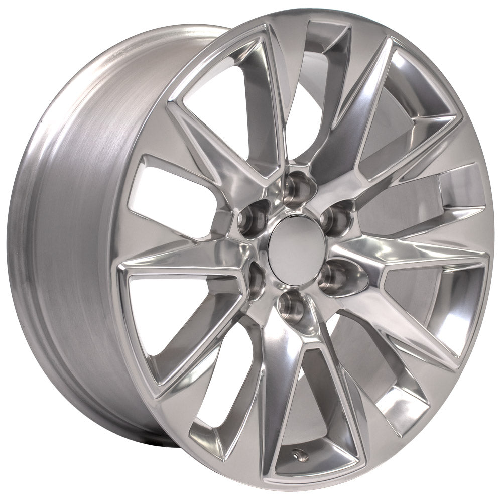 OE Wheels CV26-20090-6550-28P 20" Replica fits Chevrolet Silverado LTZ Polished