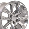 OE Wheels CV26-20090-6550-28P 20" Replica fits Chevrolet Silverado LTZ Polished