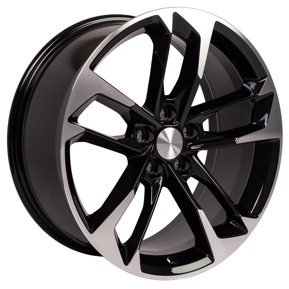 OE Wheels CV29-20085-5120-25MB 20" Replica fits Chevrolet Camaro Black Mach'd