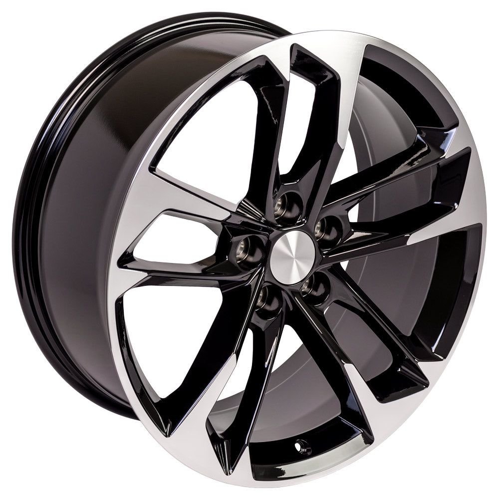 OE Wheels CV29-20085-5120-25MB 20" Replica fits Chevrolet Camaro Black Mach'd