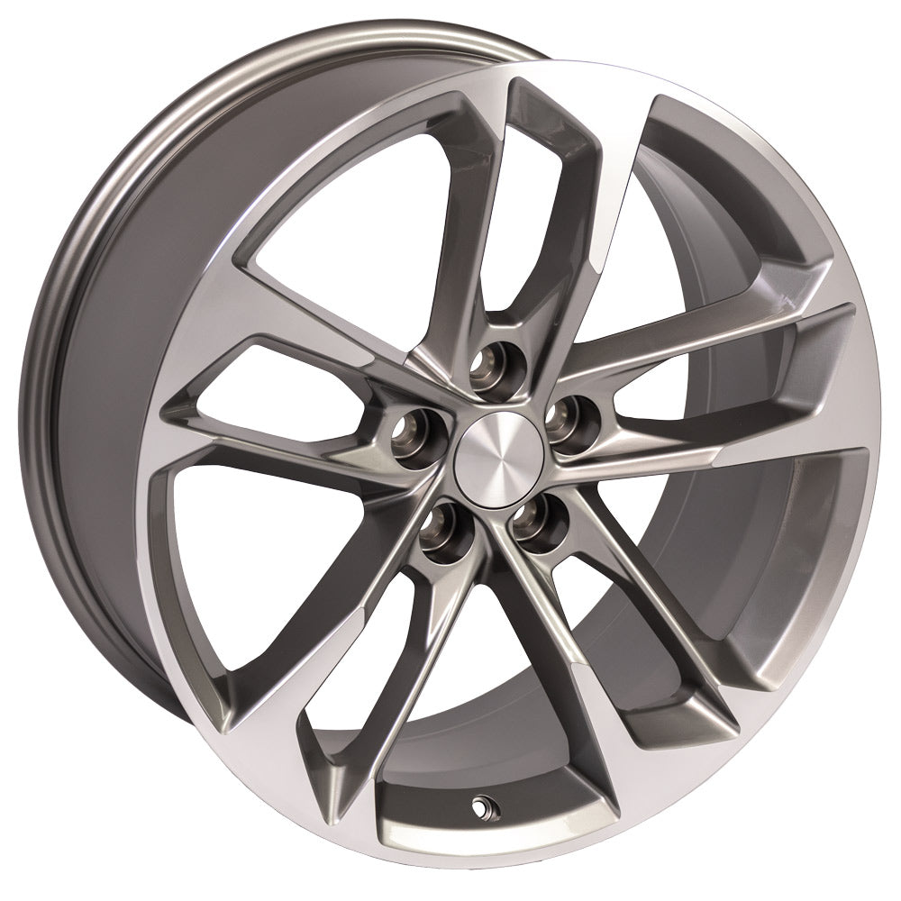 OE Wheels CV29-20095-5120-39MG 20" Replica fits Chevrolet Camaro Gunmetal Mach'd