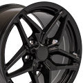 OE Wheels CV31-17095-5475-56B 17" Replica fits Chevrolet Corvette C7 ZR1 Black