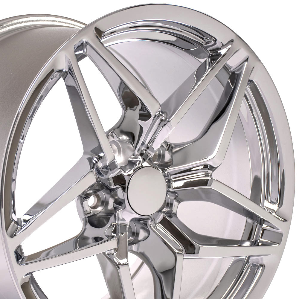 OE Wheels CV31-18105-5475-56C 18" Replica fits Chevrolet Corvette C7 ZR1 Chrome