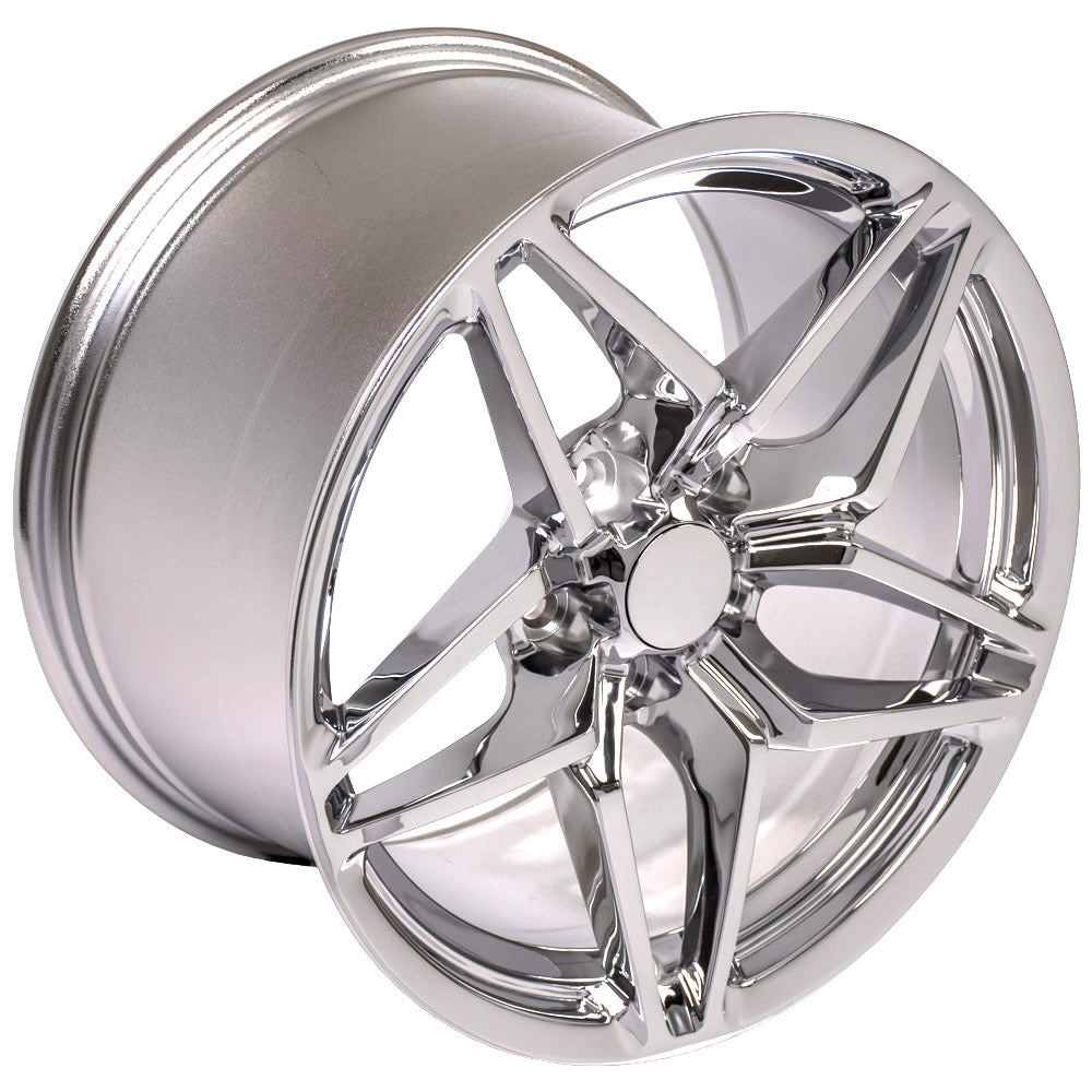 OE Wheels CV31-18105-5475-56C 18" Replica fits Chevrolet Corvette C7 ZR1 Chrome
