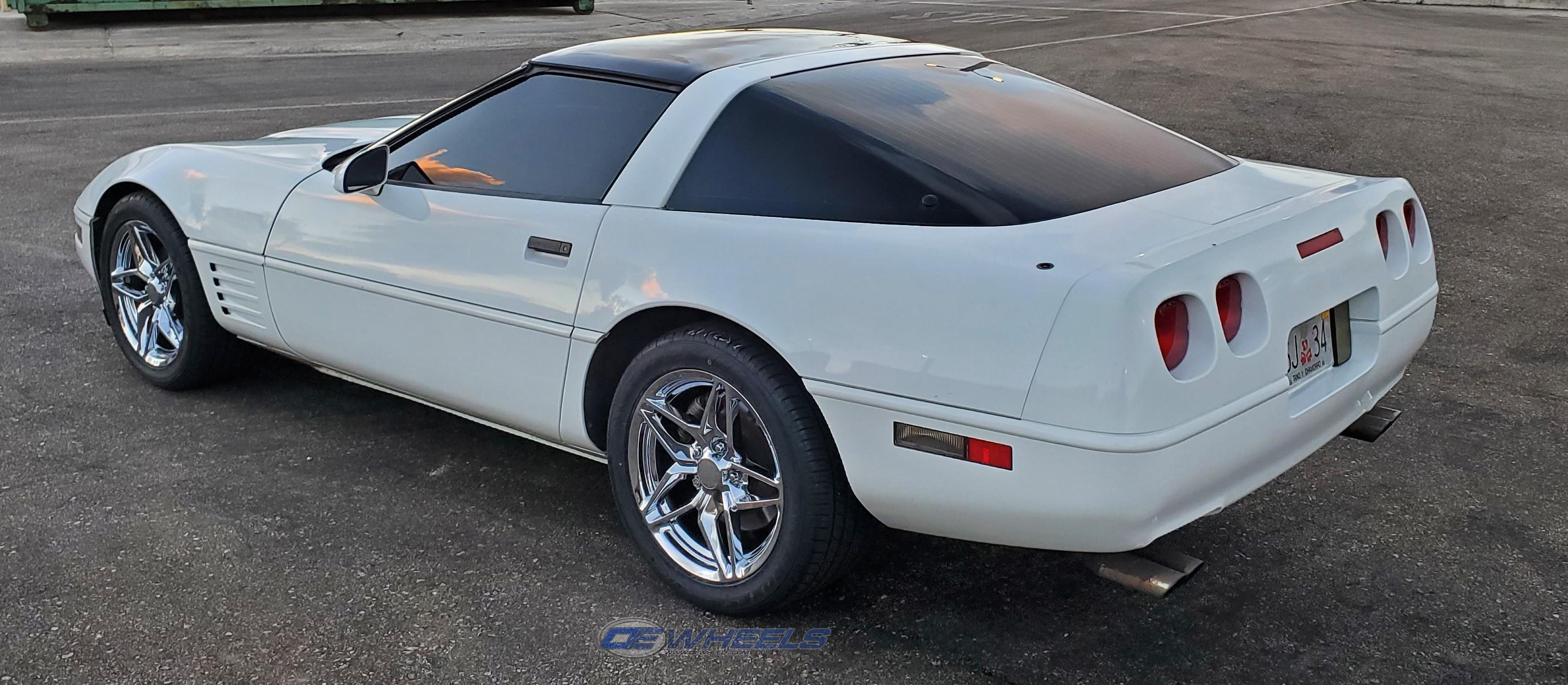 OE Wheels CV31-17095-5475-56C 17" Replica fits Chevrolet Corvette C7 ZR1 Chrome