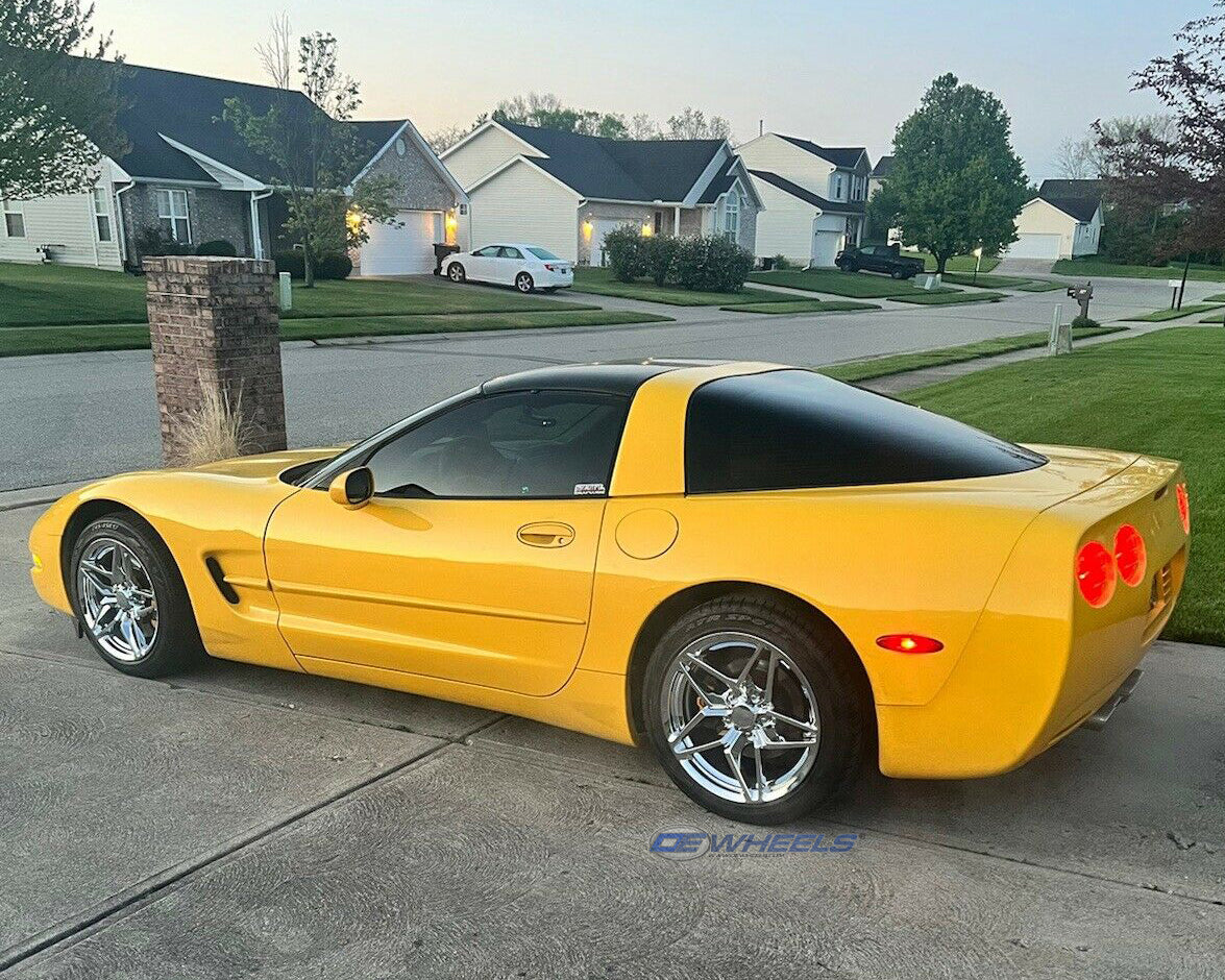 OE Wheels CV31-18105-5475-56C 18" Replica fits Chevrolet Corvette C7 ZR1 Chrome
