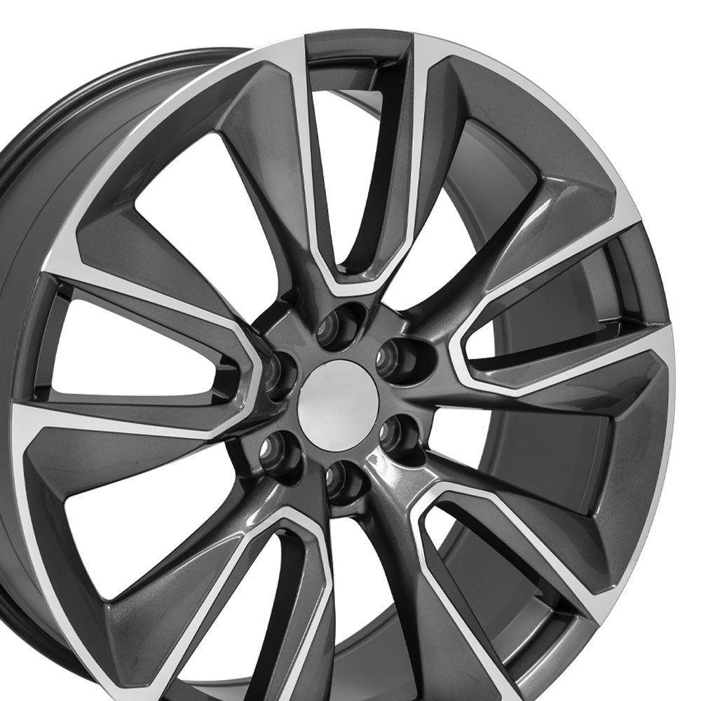 OE Wheels CV32-24100-6550-28MG 24" Replica fits Chevy Silverado 1500 Gunmetal