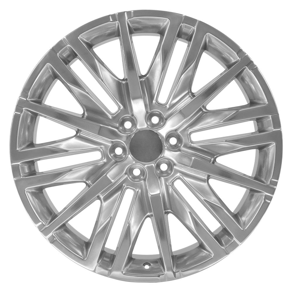 OE Wheels CV33-24100-6550-28P 24" Replica fits GMC Sierra 1500 24x10 Polished