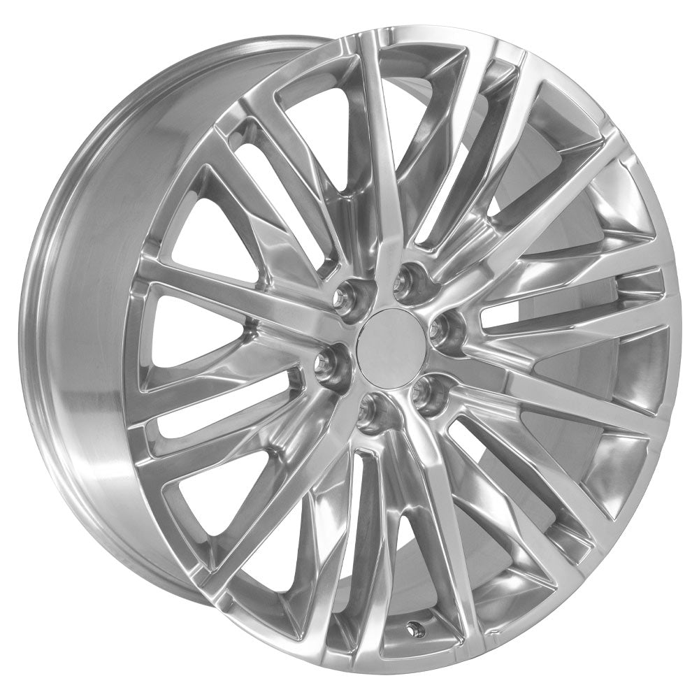 OE Wheels CV33-24100-6550-28P 24" Replica fits GMC Sierra 1500 24x10 Polished