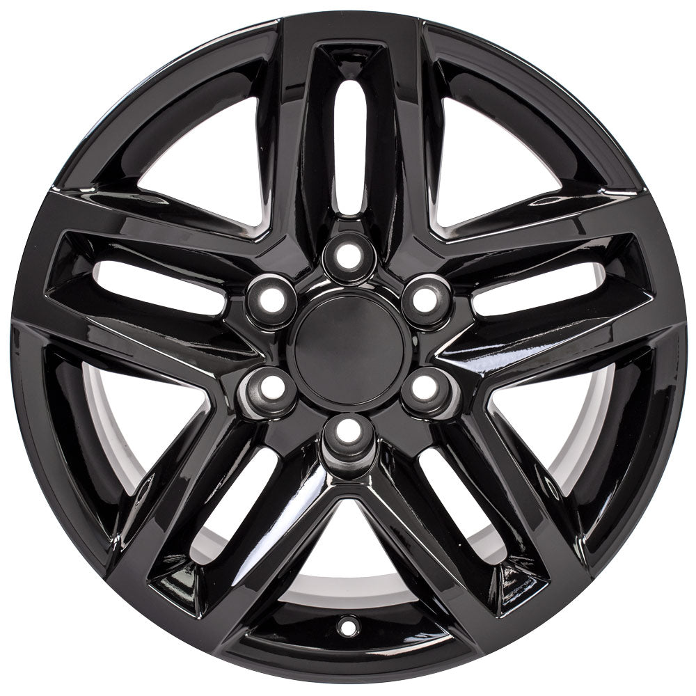 OE Wheels CV34B-18085-6550-26B 18" Replica CV34B fits Chevrolet Silverado Black