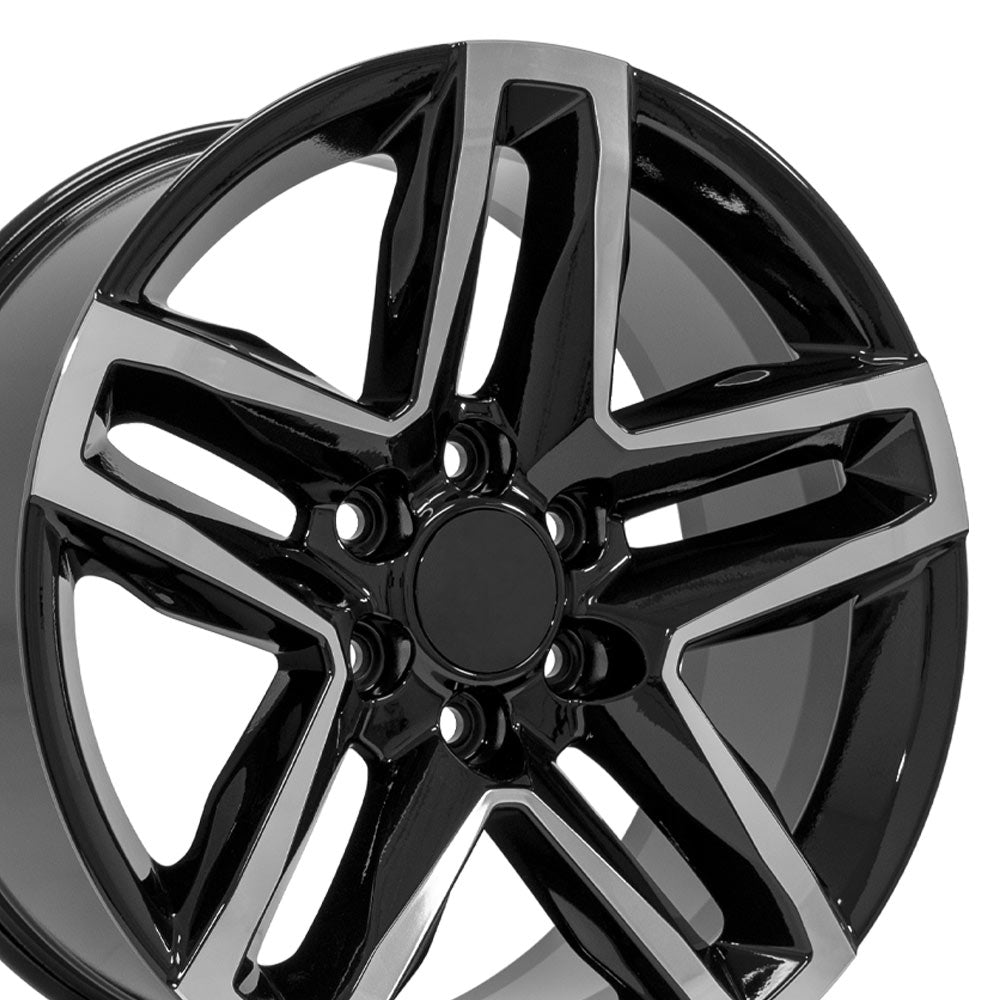 OE Wheels CV34B-20090-6550-26MB 20" Replica fits Chevrolet Silverado 1500 Black