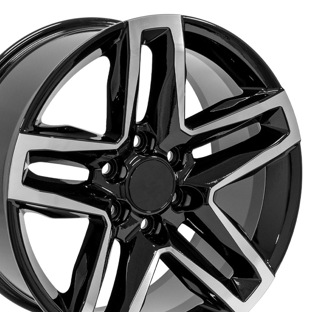OE Wheels CV34B-20090-6550-26MB 20" Replica fits Chevrolet Silverado 1500 Black