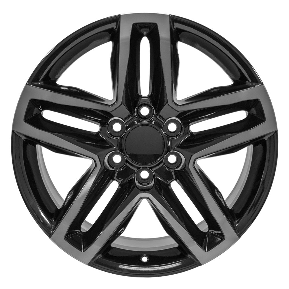 OE Wheels CV34B-22090-6550-26MBT 22" Replica fits Chevrolet Silverado Gloss Blk