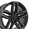 OE Wheels CV34B-22090-6550-26MBT 22" Replica fits Chevrolet Silverado Gloss Blk