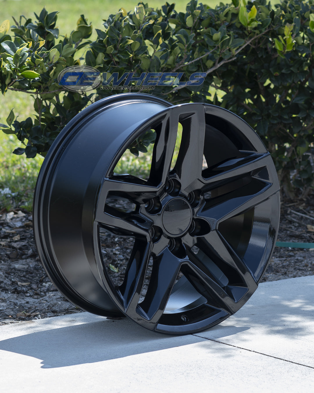OE Wheels CV34B-20090-6550-26B 20" Replica fits Chevrolet Silverado 1500 Black