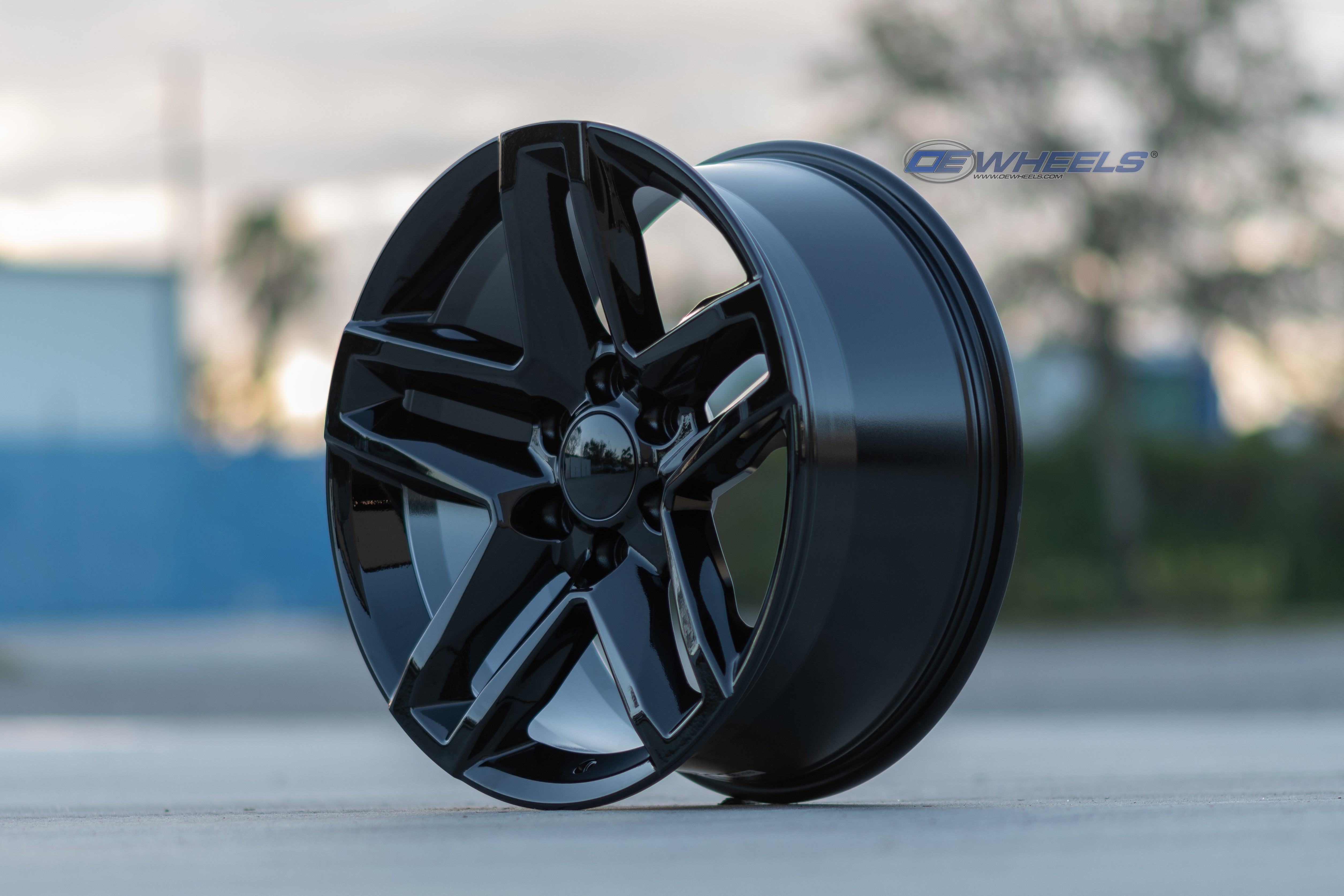 OE Wheels CV34B-20090-6550-26B 20" Replica fits Chevrolet Silverado 1500 Black