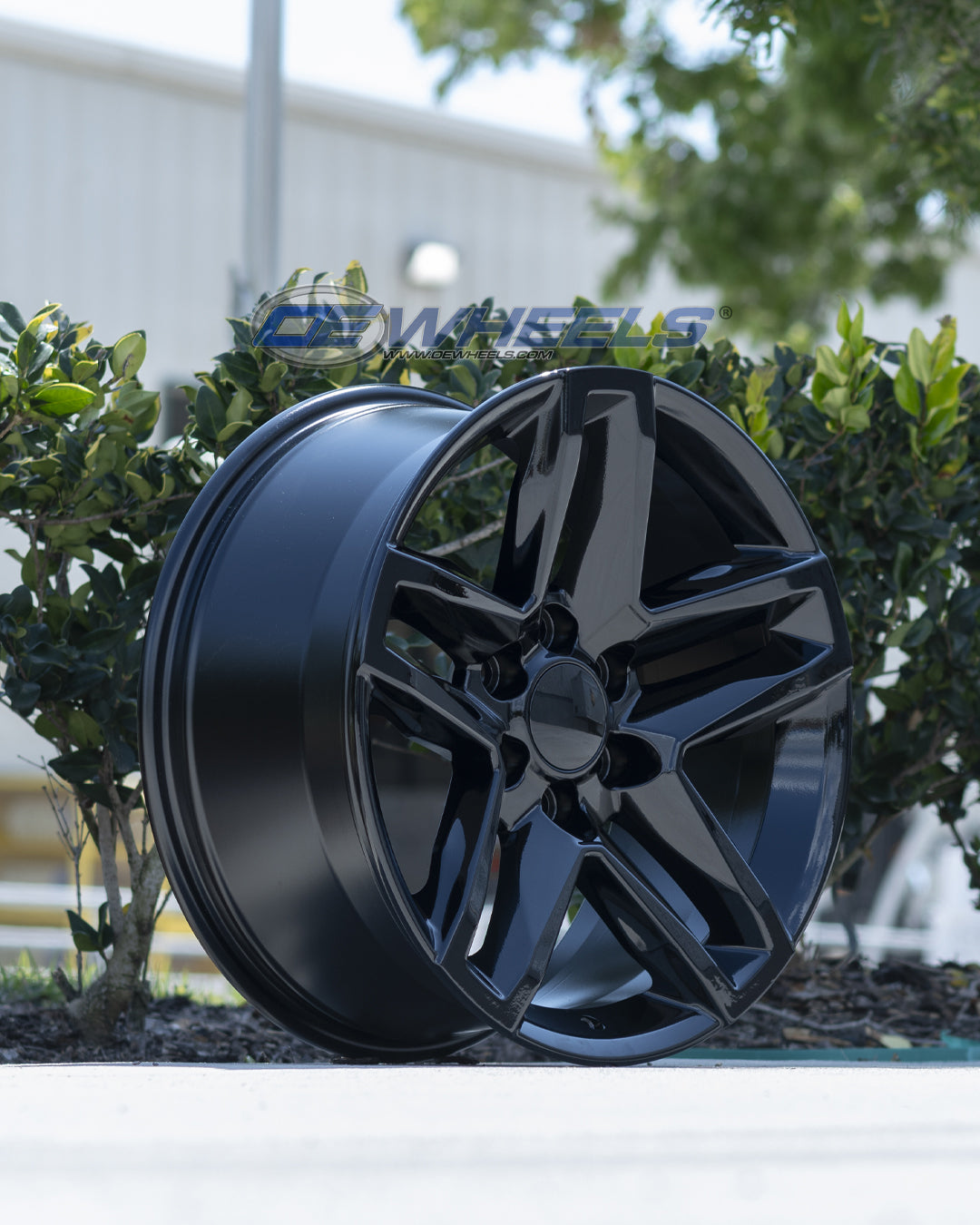 OE Wheels CV34B-20090-6550-26B 20" Replica fits Chevrolet Silverado 1500 Black