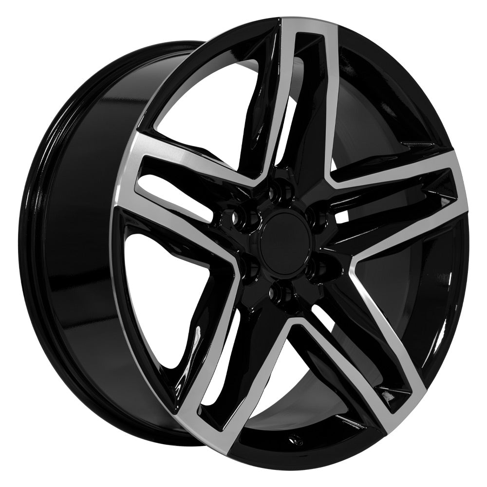 OE Wheels CV34B-22090-6550-26MB 22" Replica fits Chevrolet Silverado Gloss Black