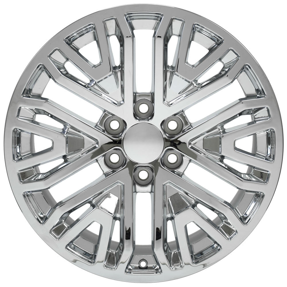 OE Wheels CV37-20090-6550-28C 20" Replica CV37 fits GMC Sierra 1500 20x9 Chrome