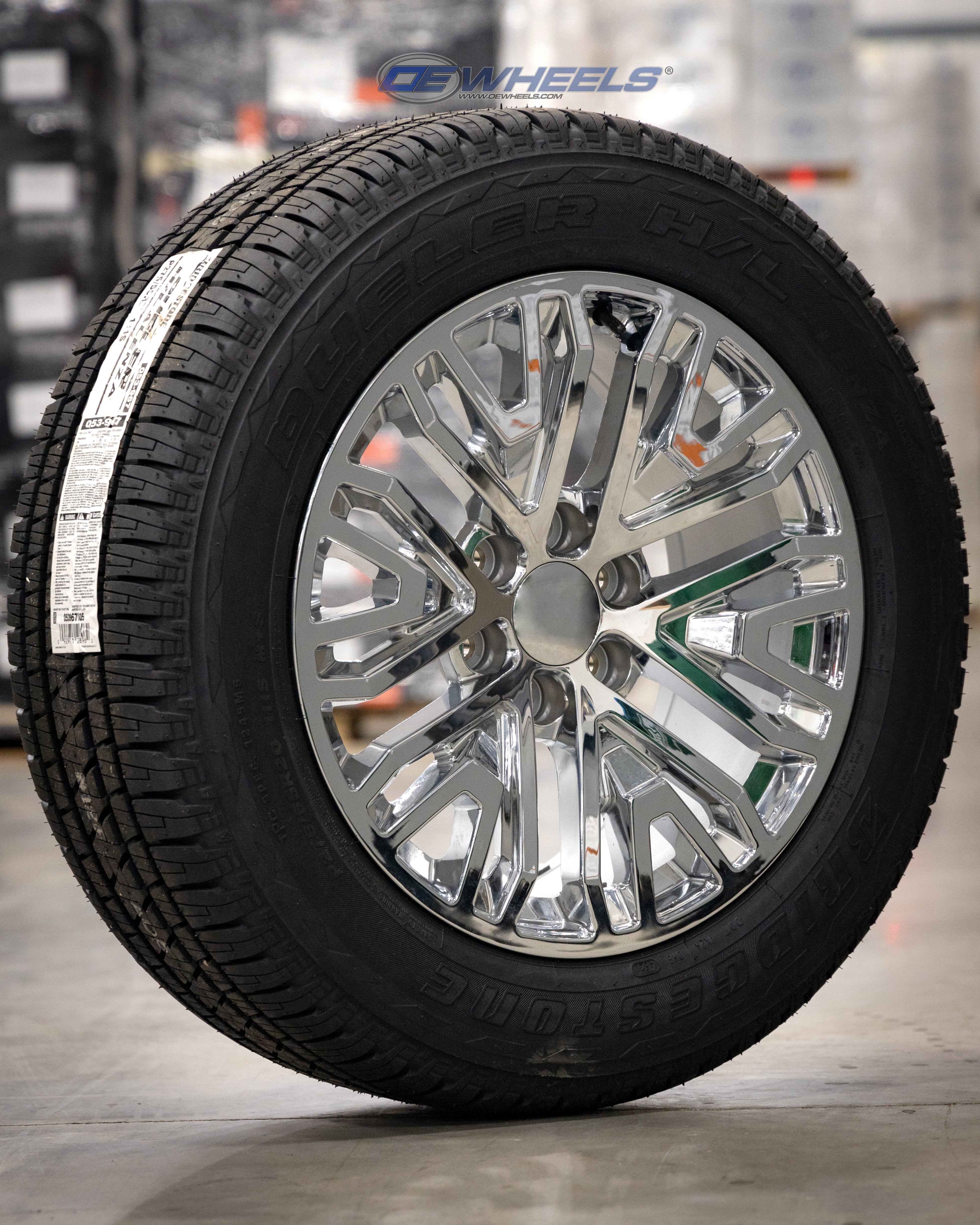 OE Wheels CV37-20090-6550-28C 20" Replica CV37 fits GMC Sierra 1500 20x9 Chrome