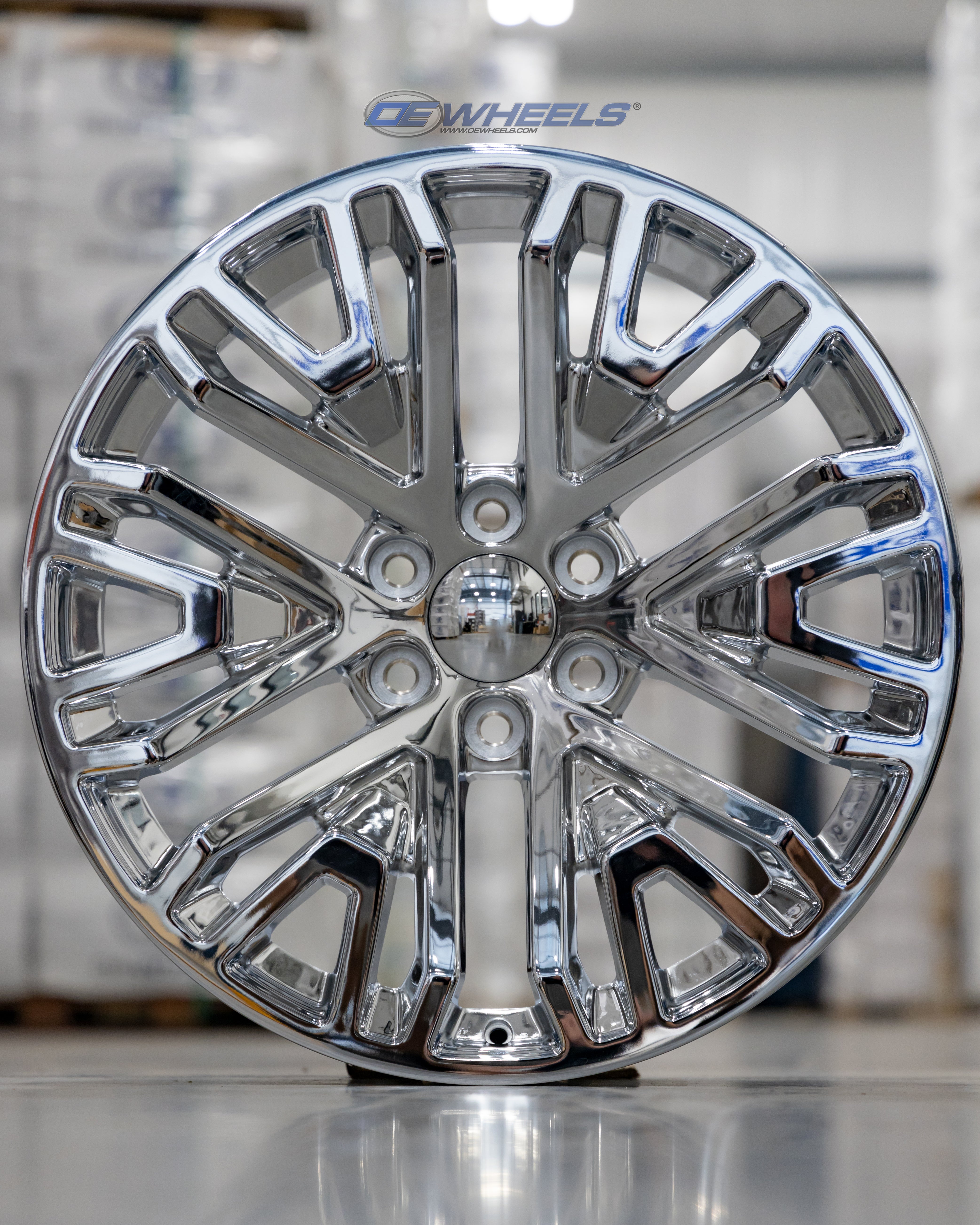OE Wheels CV37-20090-6550-28C 20" Replica CV37 fits GMC Sierra 1500 20x9 Chrome
