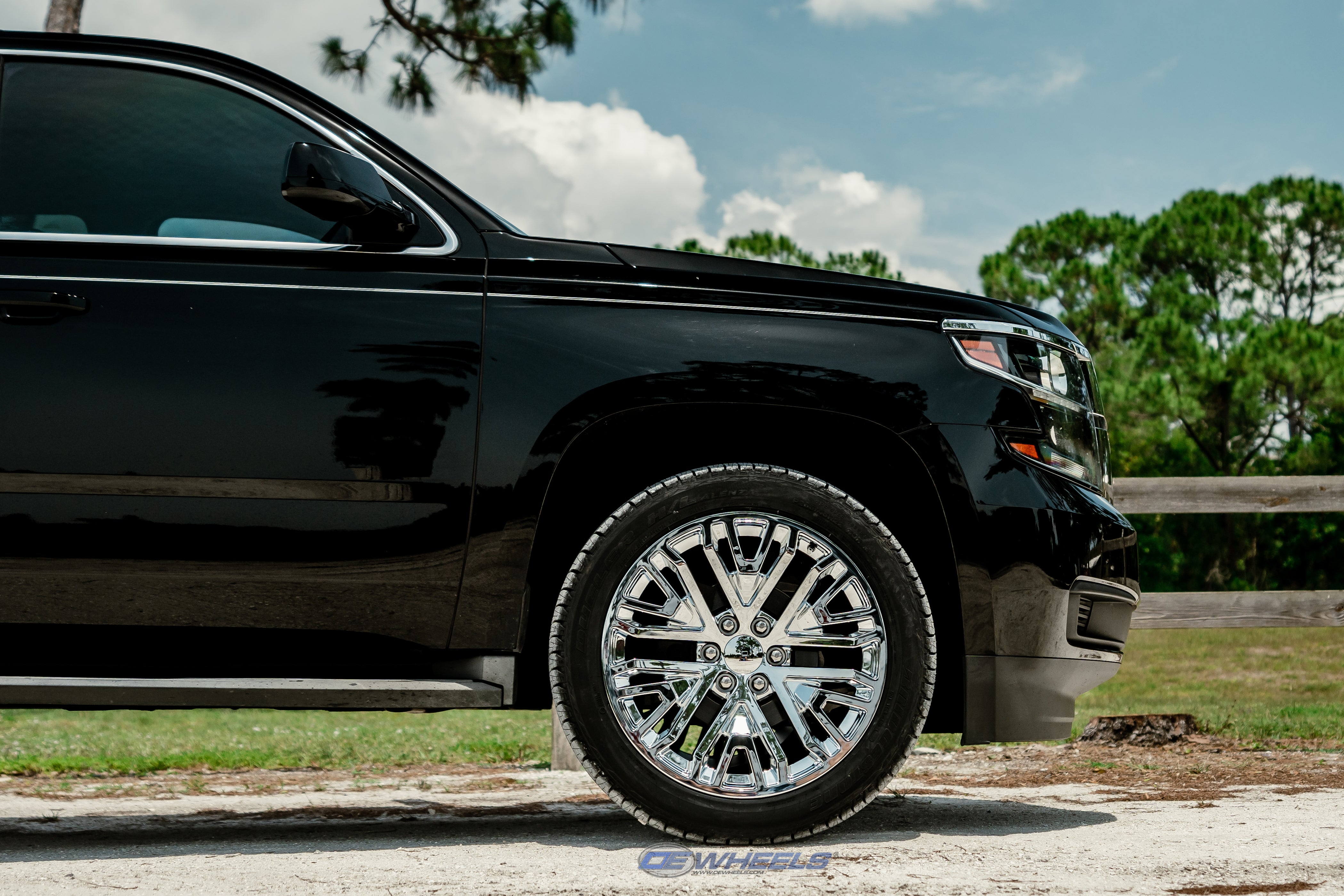 OE Wheels CV37-20090-6550-28C 20" Replica CV37 fits GMC Sierra 1500 20x9 Chrome