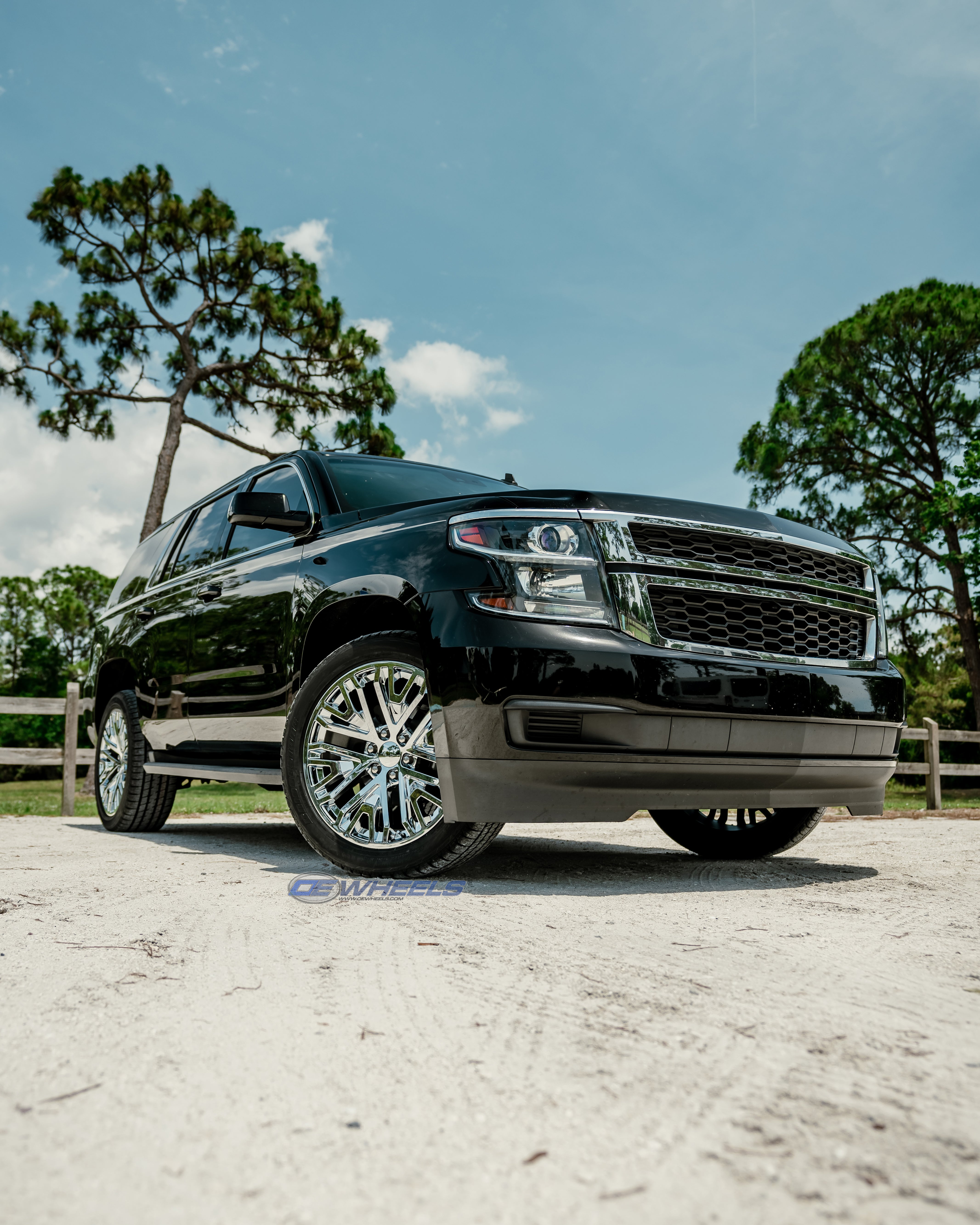 OE Wheels CV37-20090-6550-28C 20" Replica CV37 fits GMC Sierra 1500 20x9 Chrome