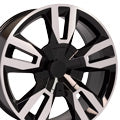 OE Wheels CV40-22090-6550-24MB 22" Replica fits Chevrolet Tahoe Black Mach'd