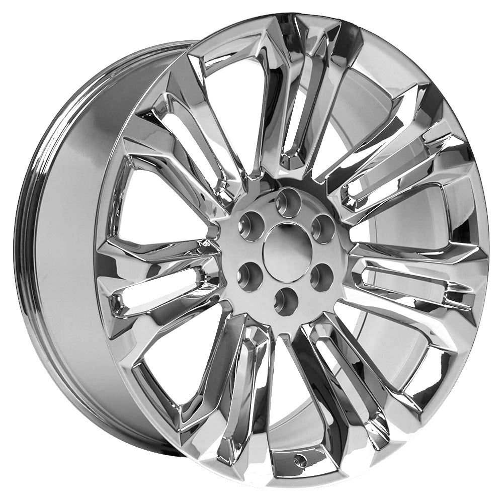 OE Wheels CV43B-24100-6550-24C 24" Replica fits Chevrolet Silverado 24x10 Chrome