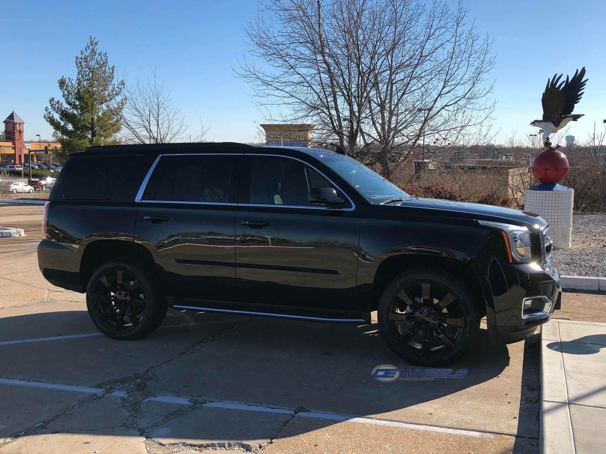 OE Wheels CV43B-22090-6550-24B 22" Replica fits Chevrolet Silverado 22x9 Black