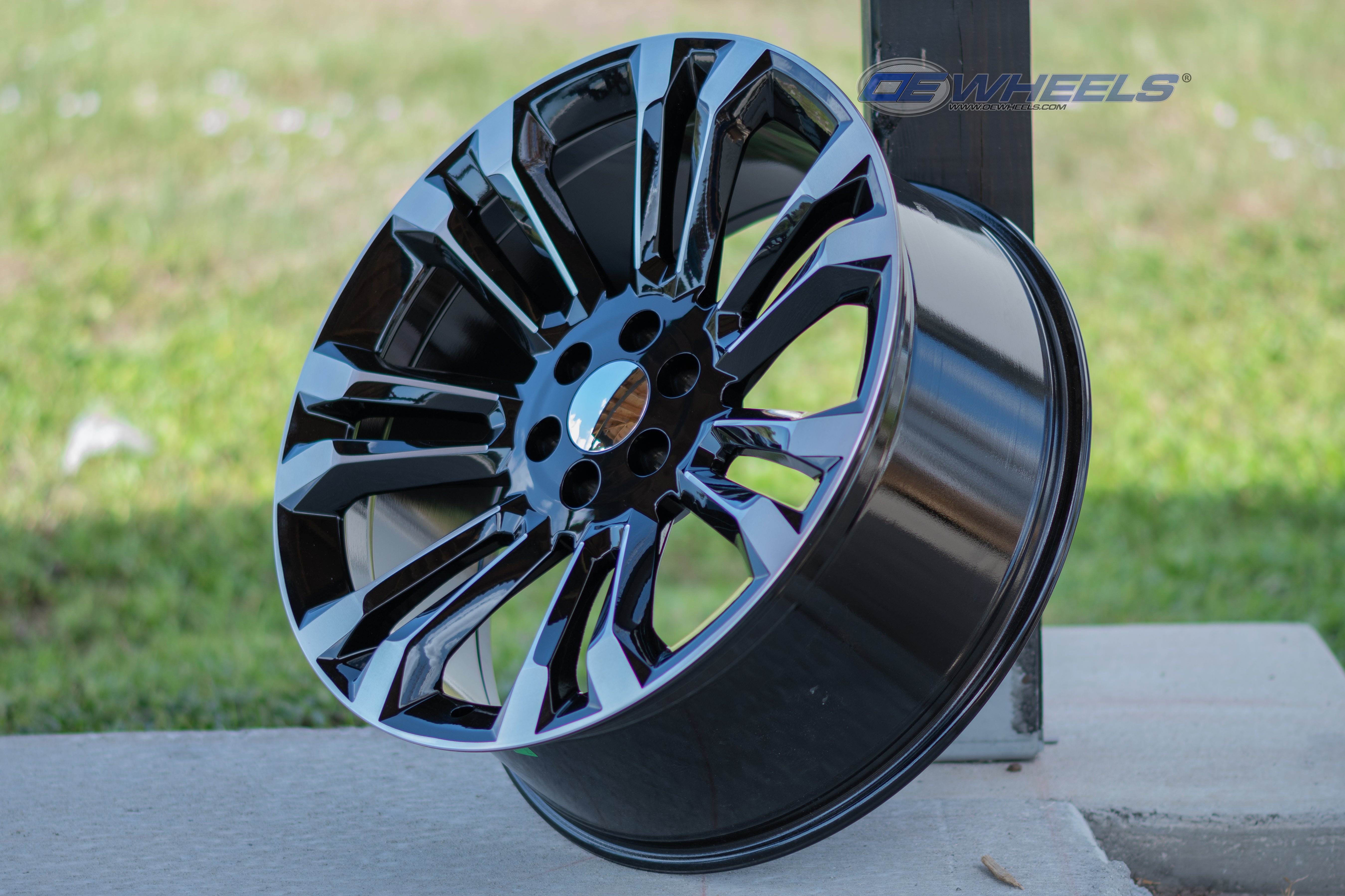 OE Wheels CV43B-24100-6550-24MB 24" Replica fits Chevrolet Silverado 1500 Black